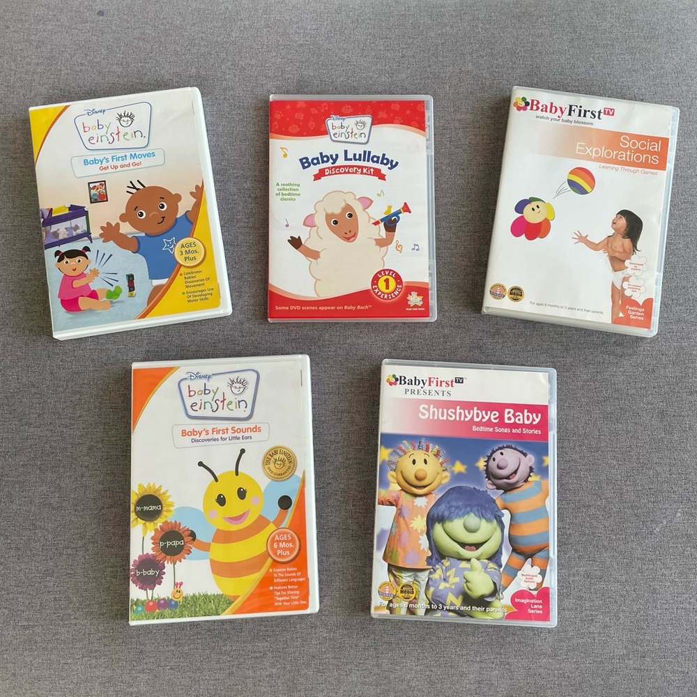 Baby Einstein & Baby First Educational DVD Set of 5